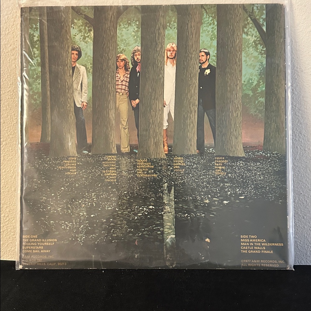 Styx The Grand Illusion Vinyl Record - Picture 2 of 6